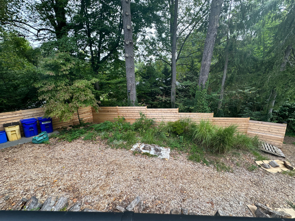 Conservation and rain gardens landscape