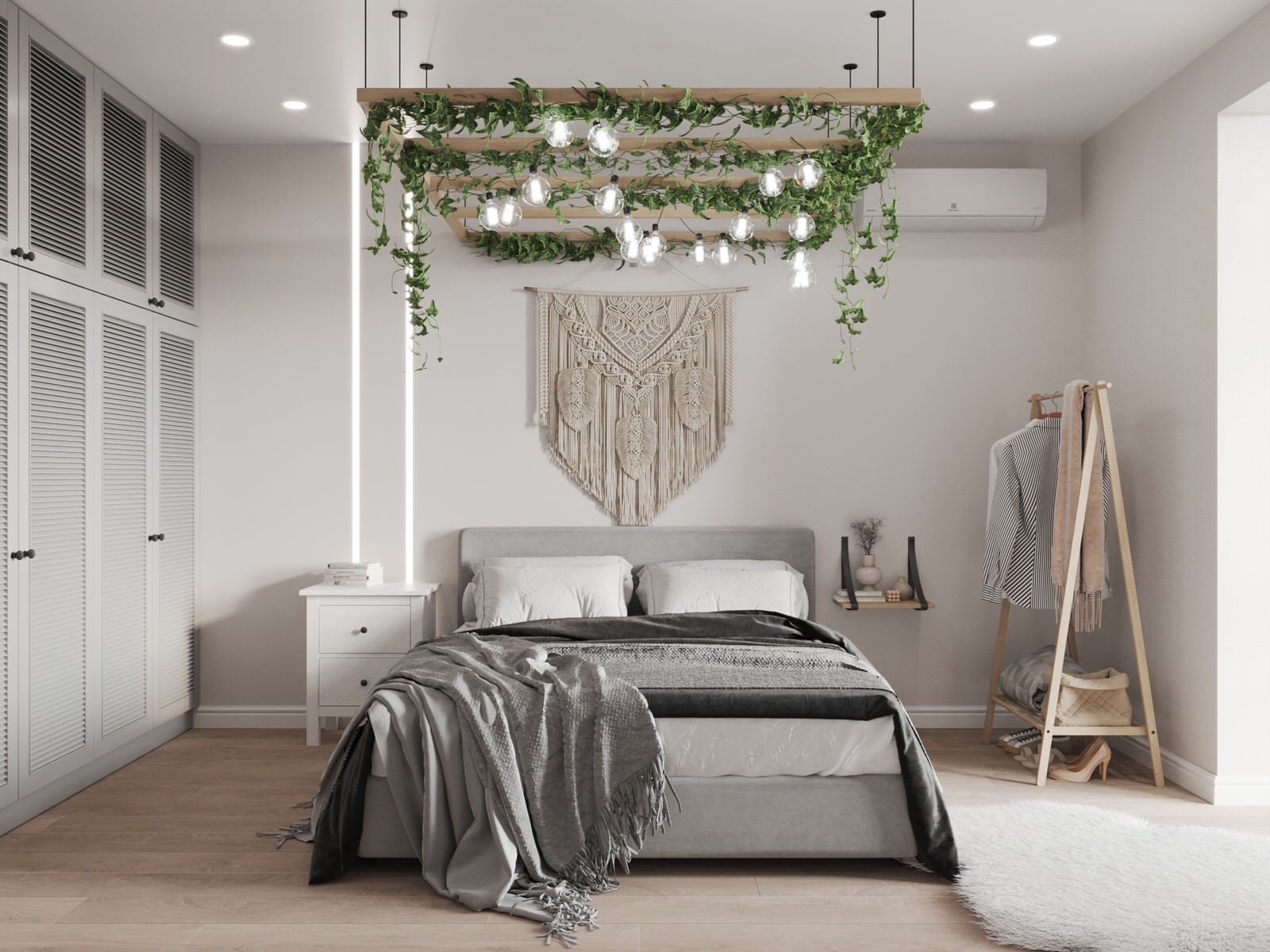 Интерьер однокомнатной квартиры в стиле Бохо