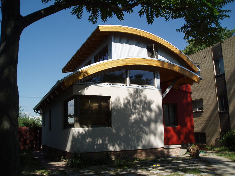 Inspiration for a contemporary home design in Denver.