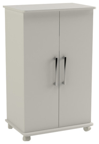 Accentuations Innovative Catalonia Mobile Show Closet 2.0 With 6 Shelves