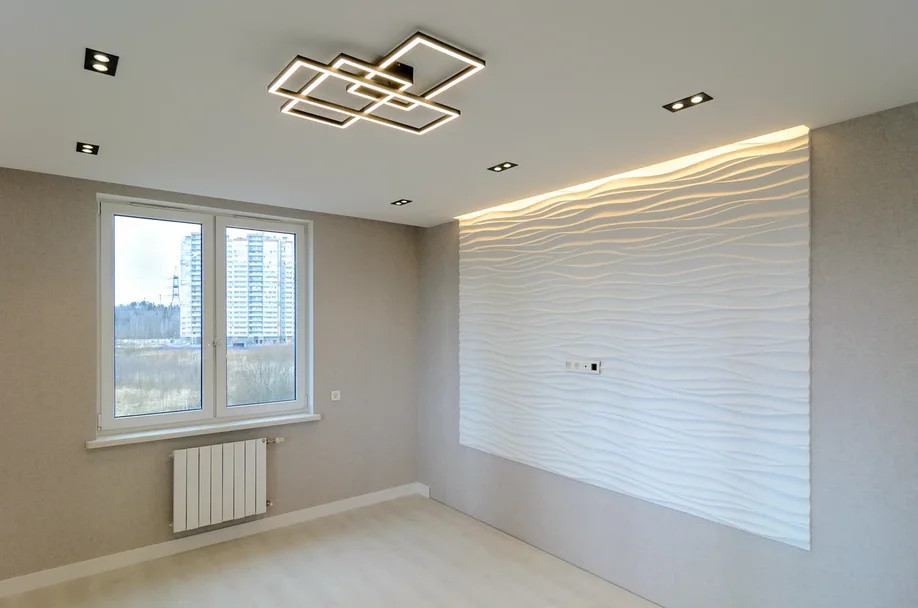 Ремонт по дизайн проекту квартиры 66 кв м в ЖК Миллениум