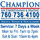 Champion Air Conditioning & Heating