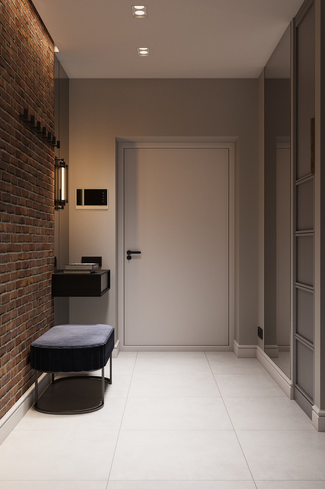 Дизайн-проект квартиры 60 кв.м в  стиле Петербургский Лофт