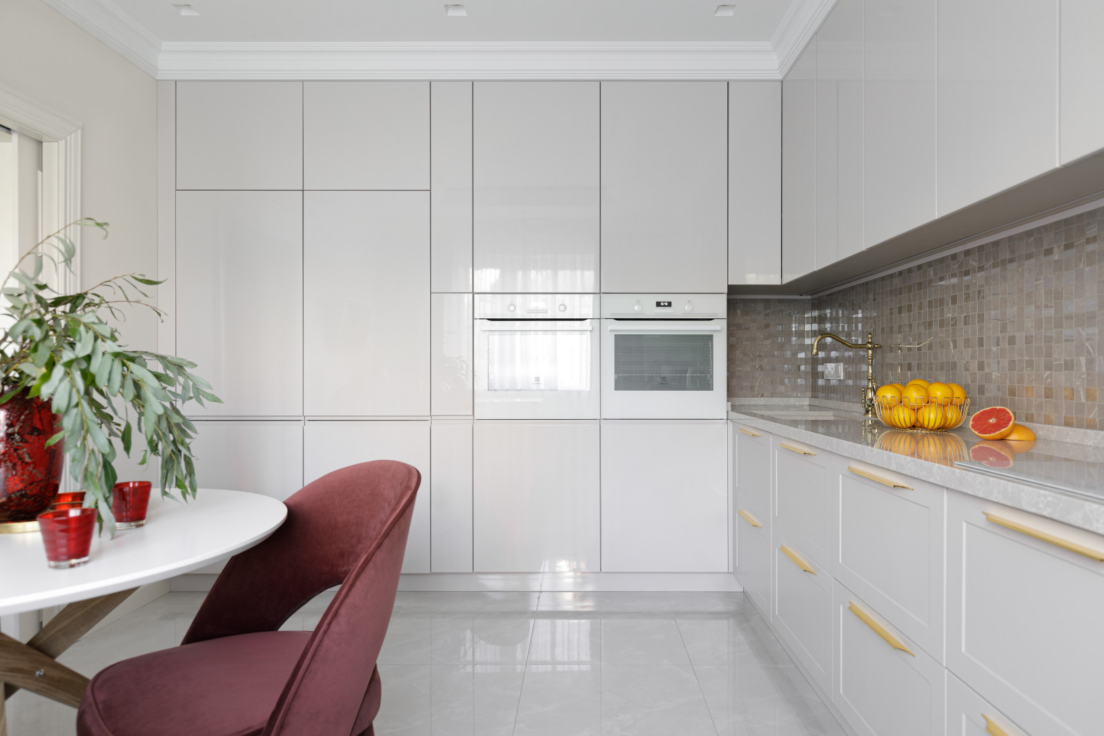 Квартира 125м2 | GOLD ACCENT | Неоклассика и модерн с латунными акцентами