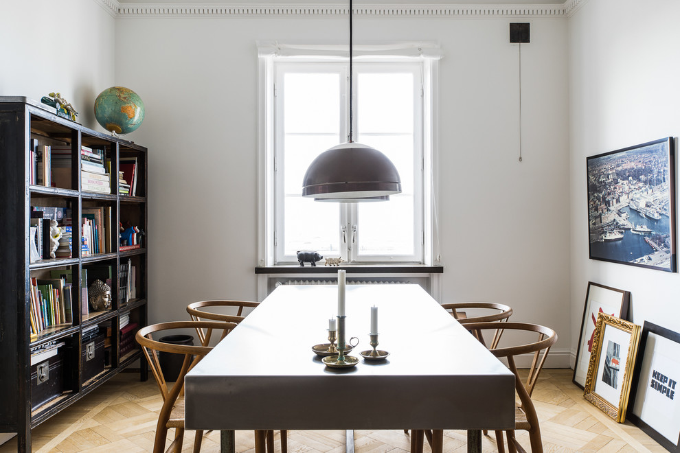 Inspiration for a scandinavian dining room in Malmo.