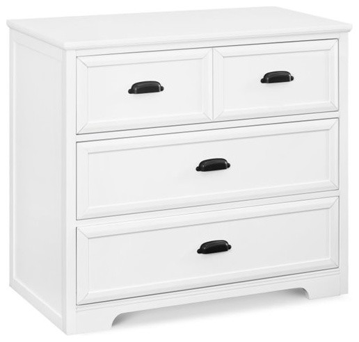 DaVinci Charlie Homestead 3 Drawer Baby Dresser in White