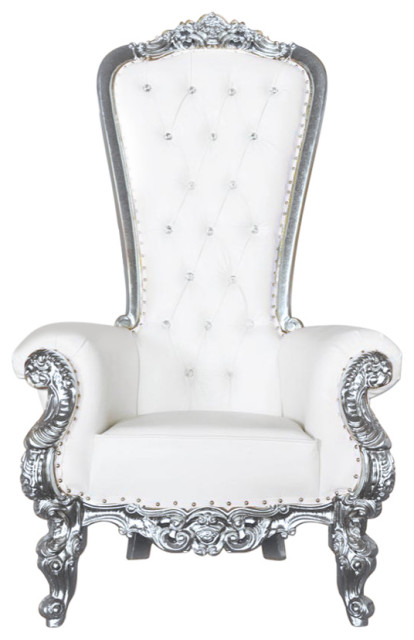 Kyrie 36.5" Wide Club Chair, Silver
