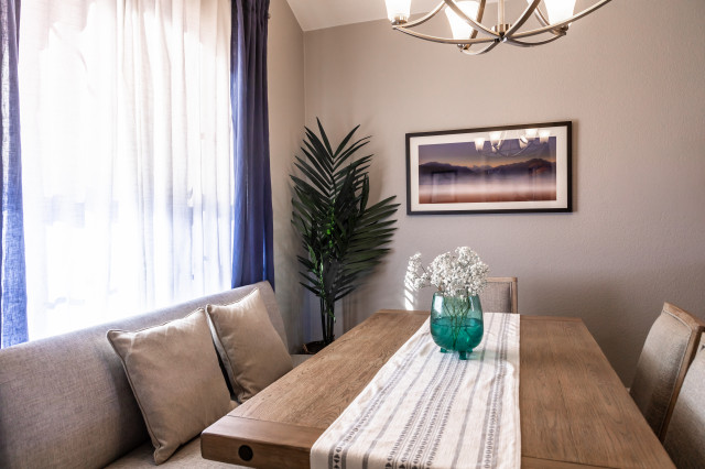 Warm Transitional klassisch-modern-esszimmer