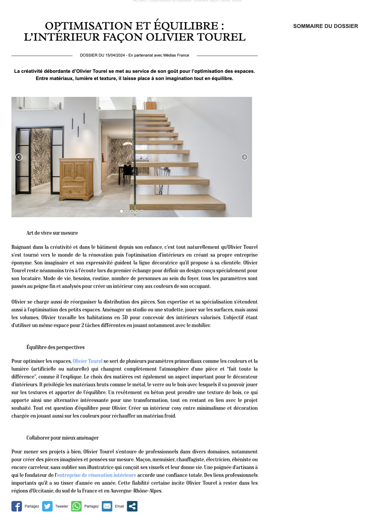 Articles de presse