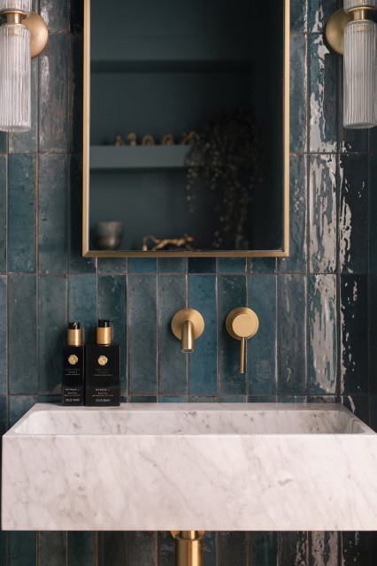 Langton Avenue transitional-powder-room