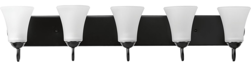 Classic Collection 5-Light Bath and Vanity, Black