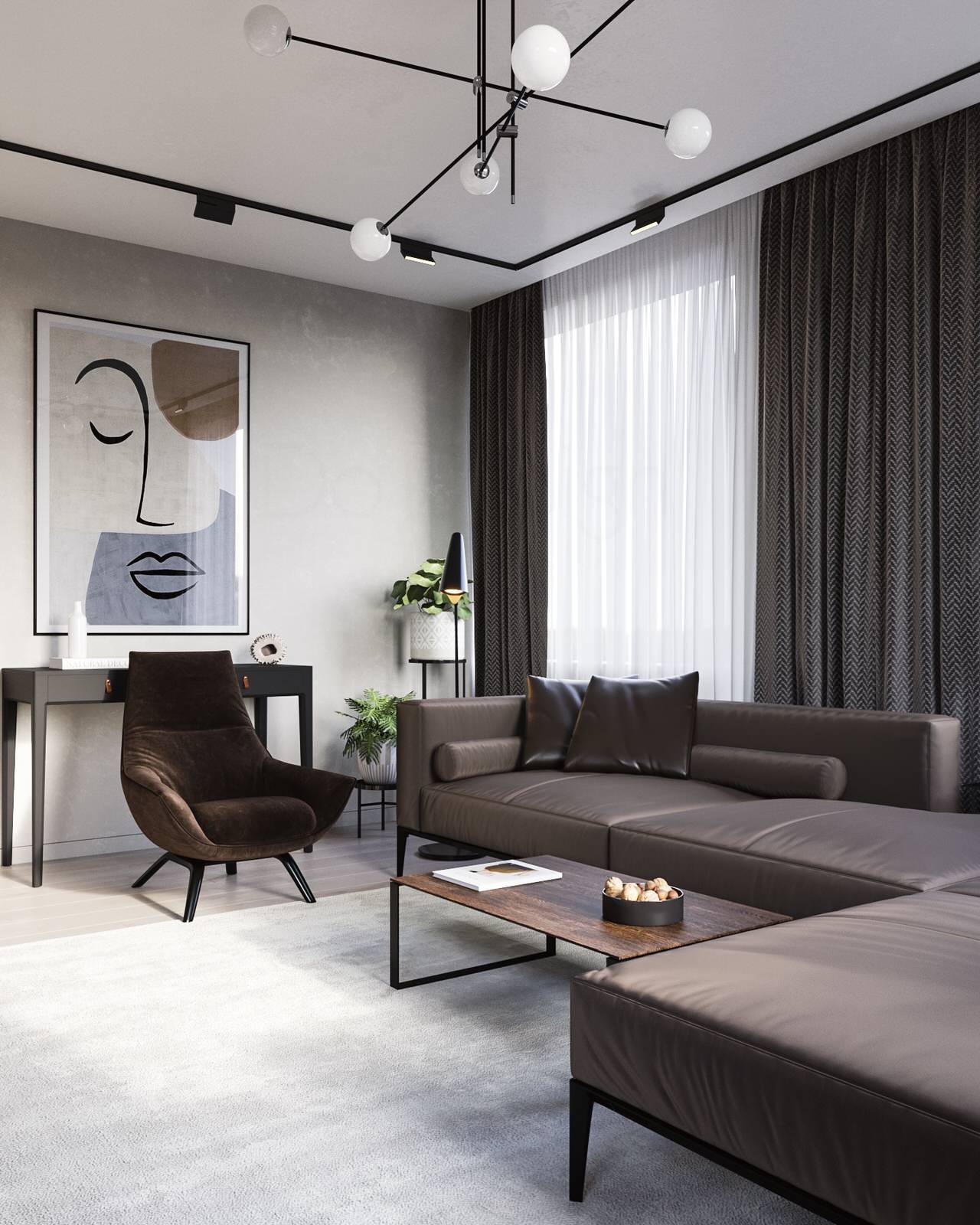 Гостиная. ЖК Среда