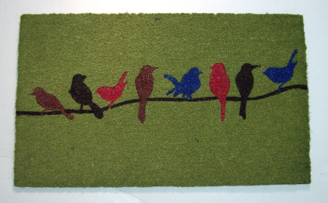 Colorful Birds Doormat