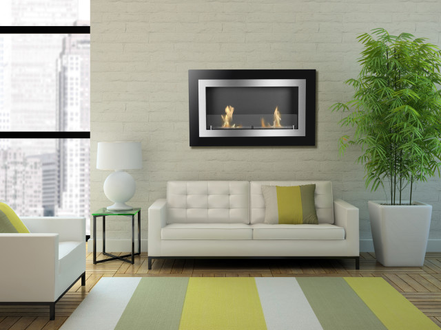 Recessed Wall Ventless Bio Ethanol Fireplace - Villa | Ignis ...