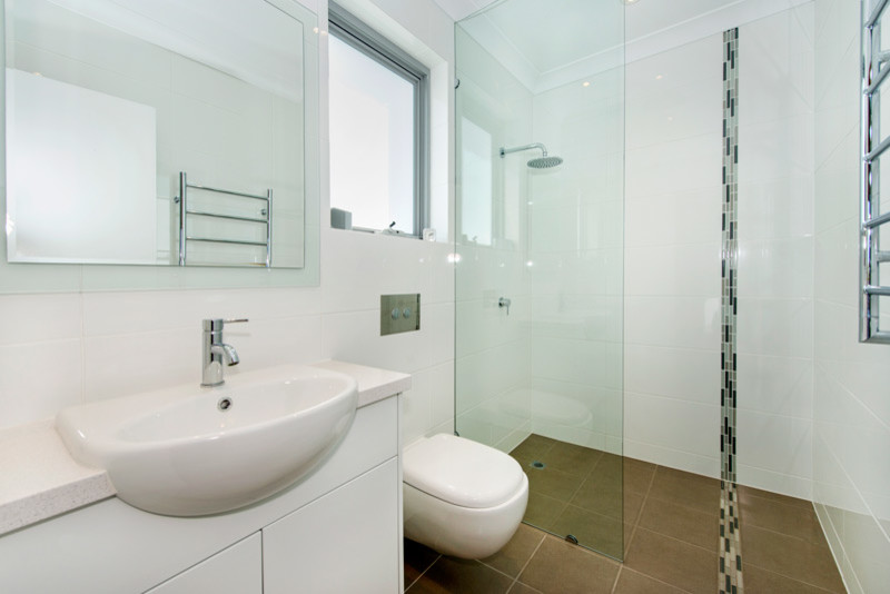 Contemporary bathroom in Perth.