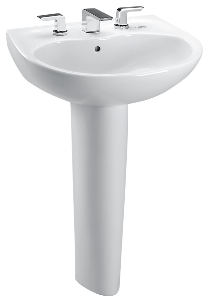 Toto Prominence Oval Basin Pedestal Bath Sink for 4" C Faucets Colonial