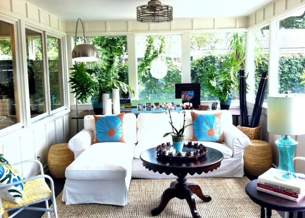 This is an example of an eclectic verandah in New Orleans.