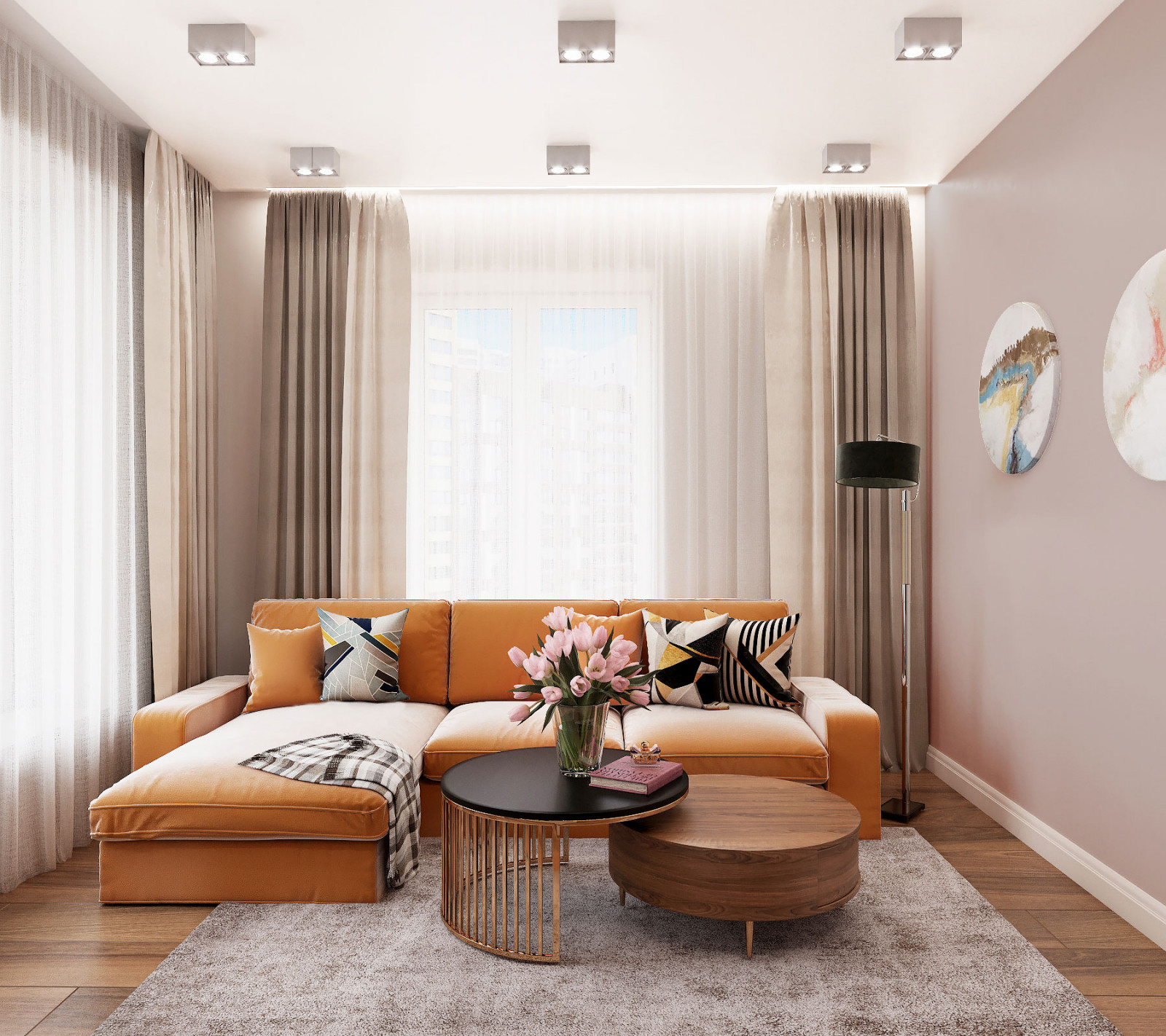 Трёхкомнатная квартира в ЖК "Империал"