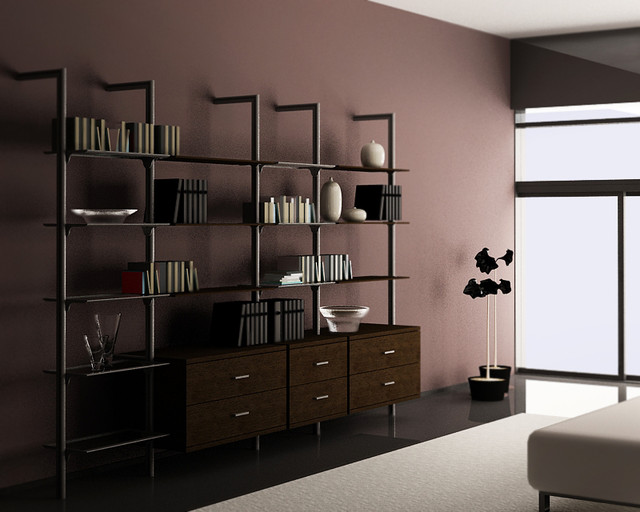 Wall Storage Systems modern-vardagsrum