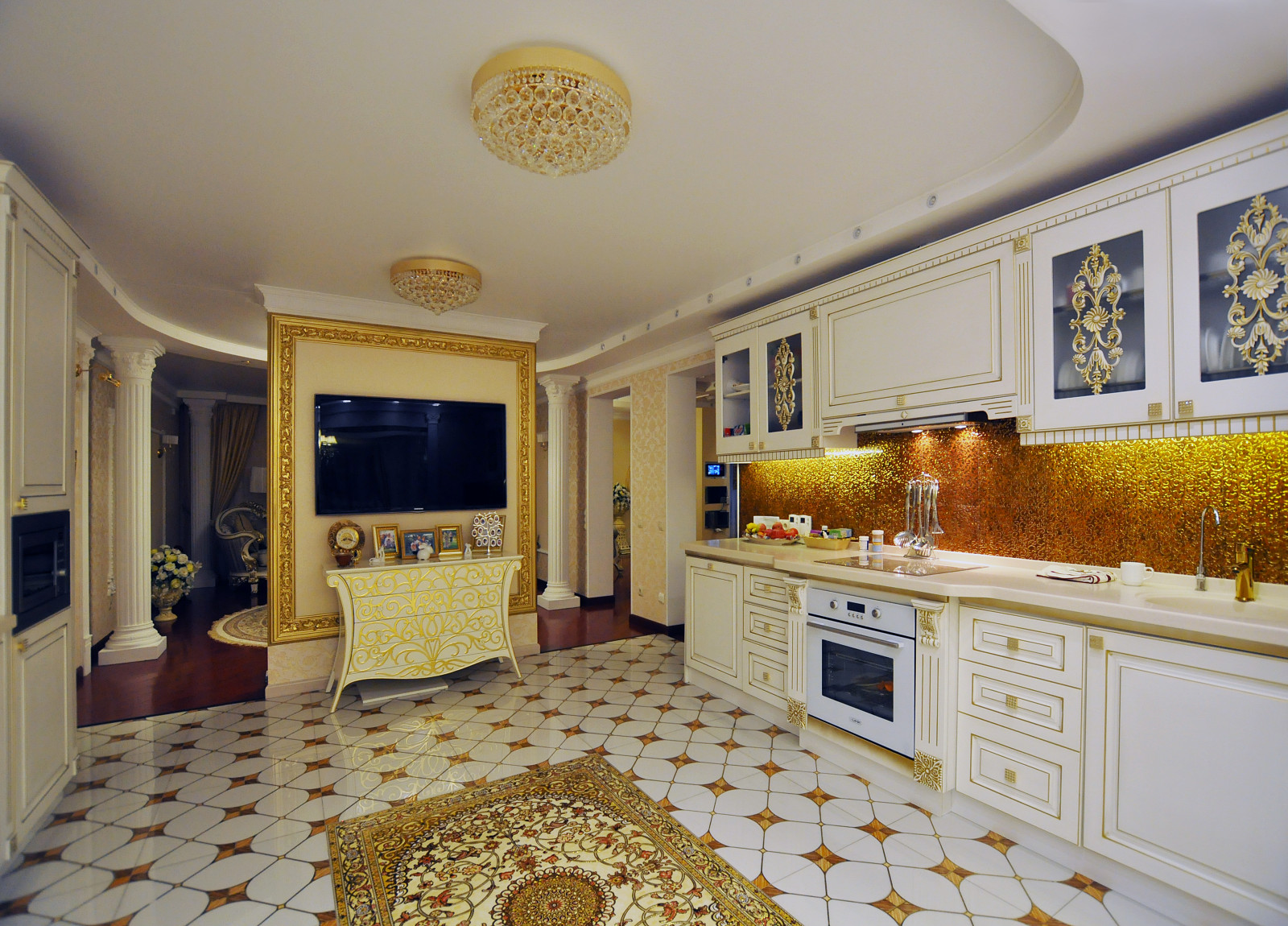 Реализация интерьера коттеджа 250м2 в Тюменской обл., город Тобольск.