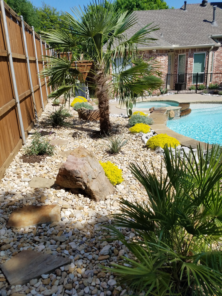 Southwestern rock garden