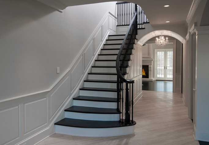 Inspiration for a staircase remodel in Philadelphia