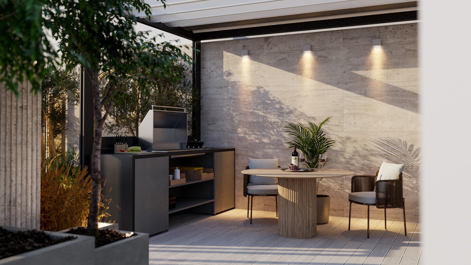 Терраса в Центре Москвы с видом на Исторический центр