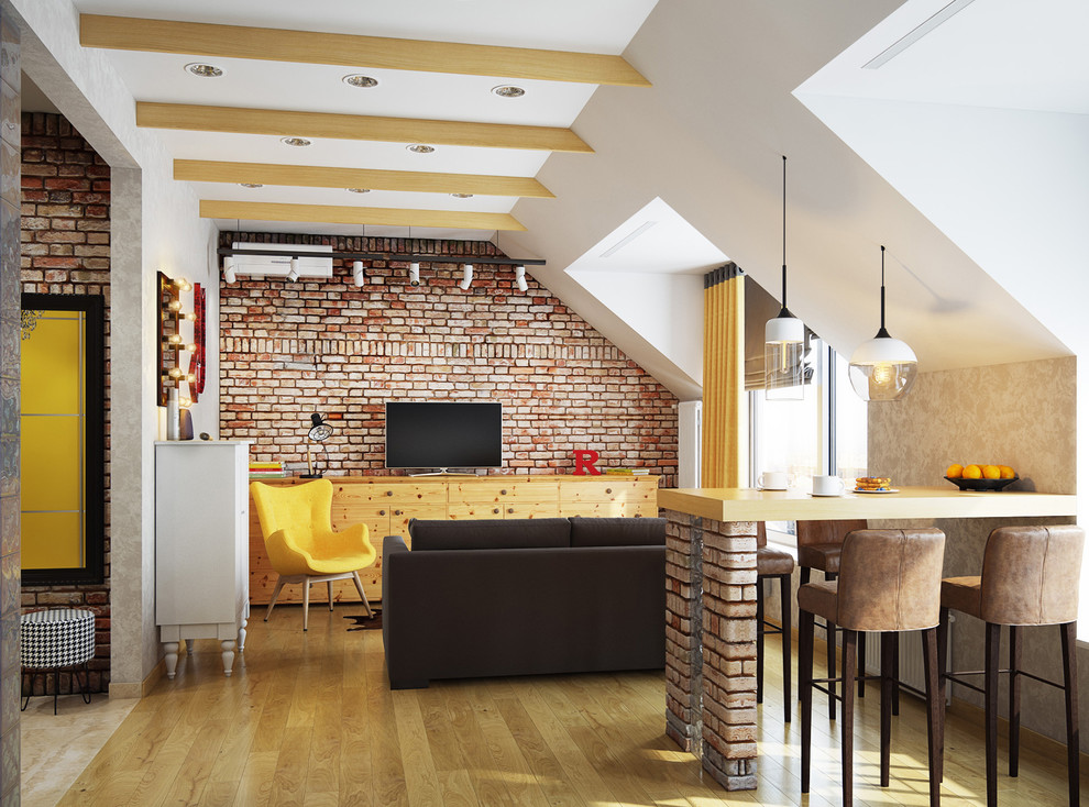 Мансарда в стиле лофт