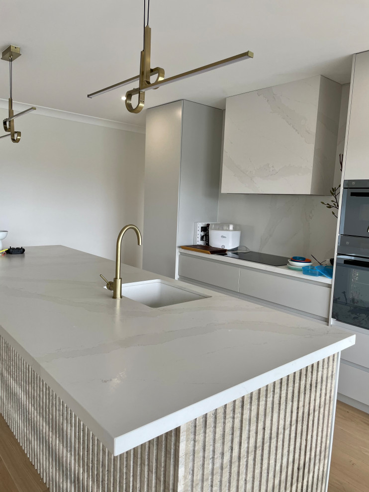 Can you polish coat over Silestone ‘suede’ to create a polished look