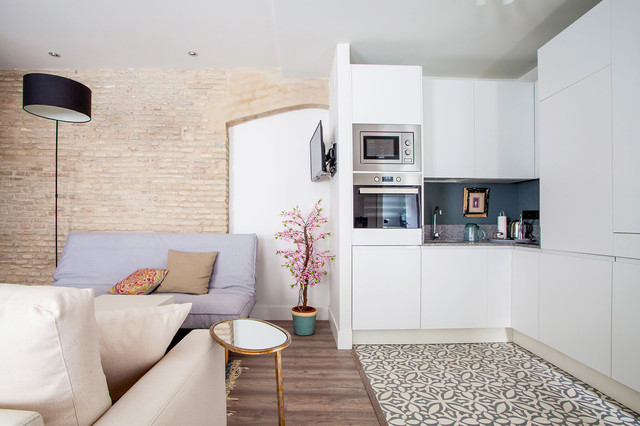 Apartamentos tur&iacute;sticos contemporary-kitchen