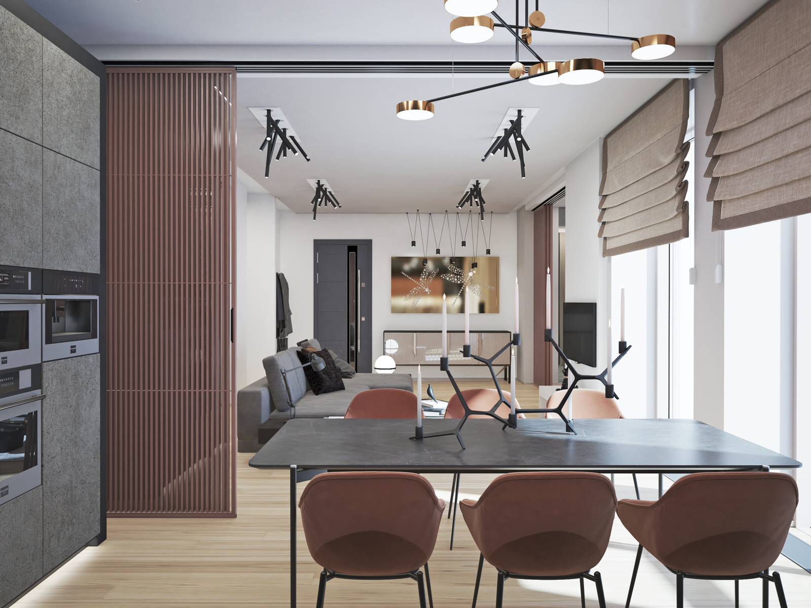 Большая студия со стрекозами.