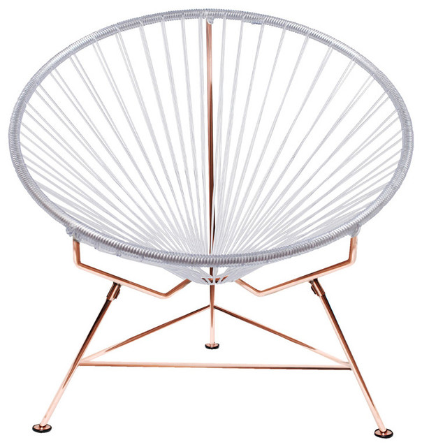 Innit Vinyl Cord Chair With Copper Frame Contemporary Outdoor