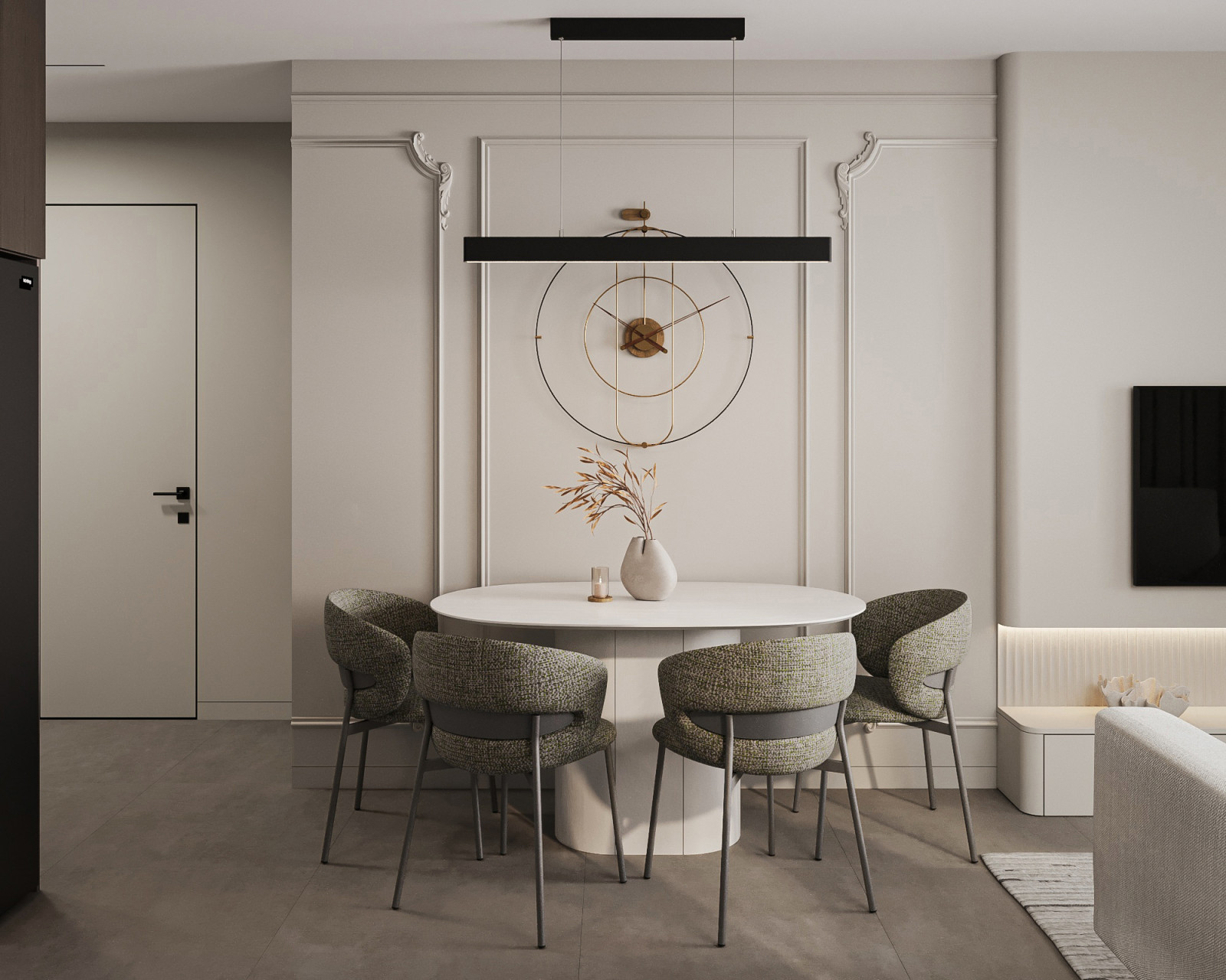 Дизайн-проект 3х-комнатной квартиры в "ЖК БелАрт", 78 кв.м