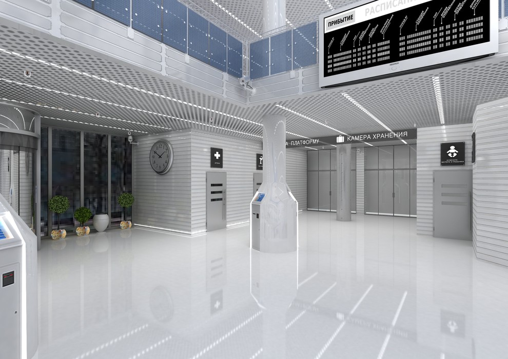Проект реконструкции интерьеров и прилегающей территории автовокзала