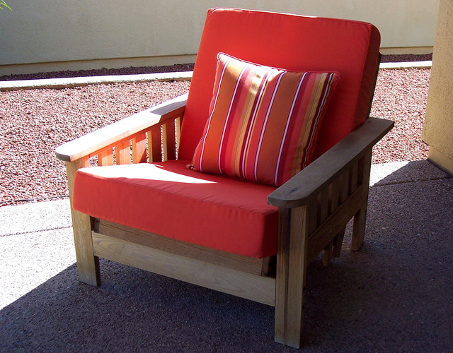 Outdoor Mission Chair Cushion And Pillow American Southwest Patio Phoenix By Cushion Source