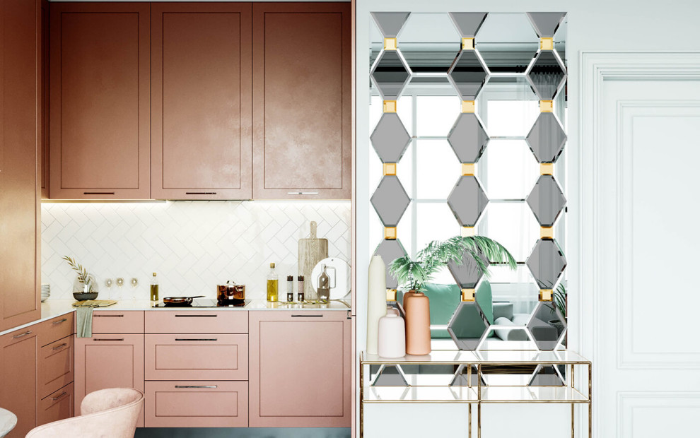 Зеркальное панно Варшава