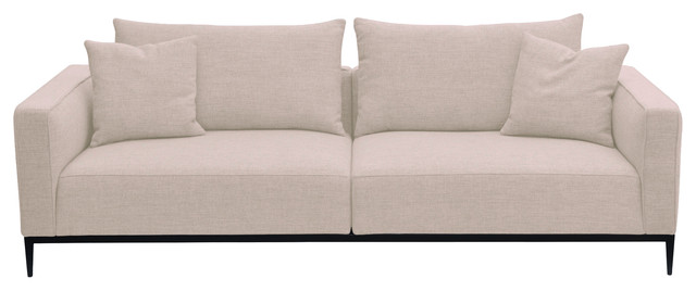 California Sofa Black Powder Base Cream Tweed Sofas By Sohoconcept California Sofa Stainless Steel Base Cream Tweed
