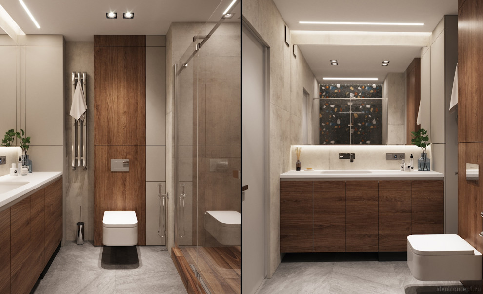 Теплый минимализм в ЖК Кутузов Град-1