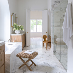 Bathroom of the Week: Marble Sanctuary With a Curbless Shower