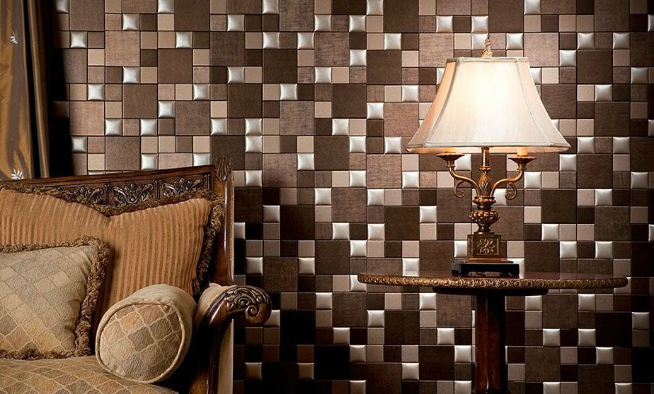 Стеновые панели из натуральной кожи