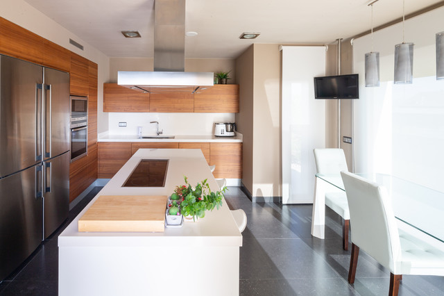 Vivienda unifamiliar contemporary-kitchen