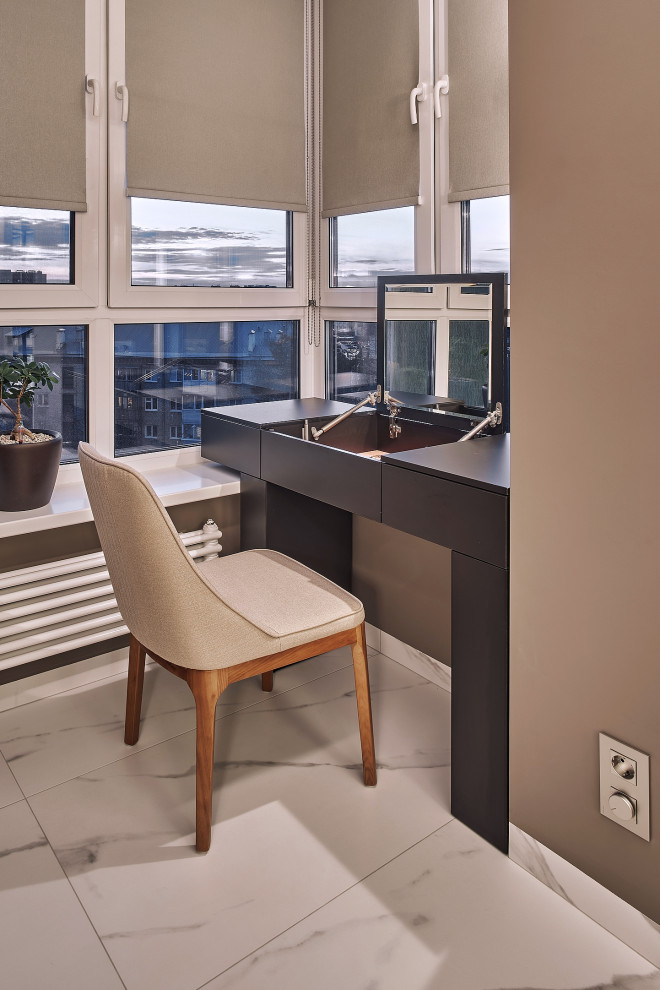 Спальня-гардеробная 32 кв.м. 2022 г. Фото.