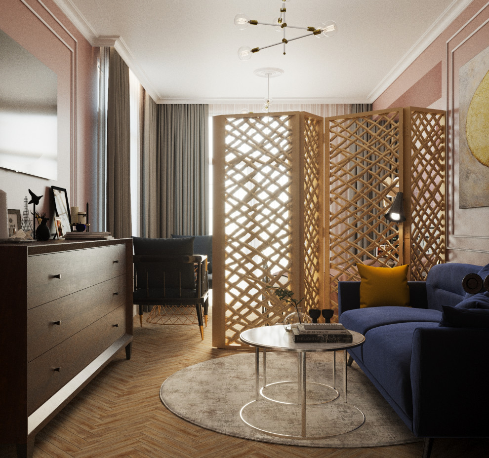 В оттенках розового