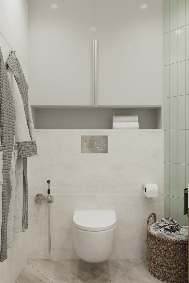 Ванная комната в светлых тонах