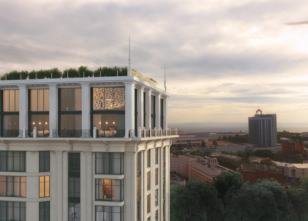 Визуализация клубного дома в "Сталинском стиле"