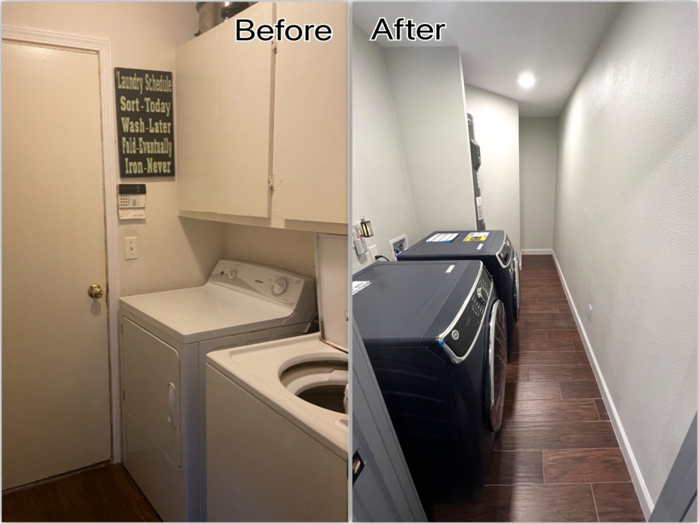 Before & After - Laundry Room Remodel