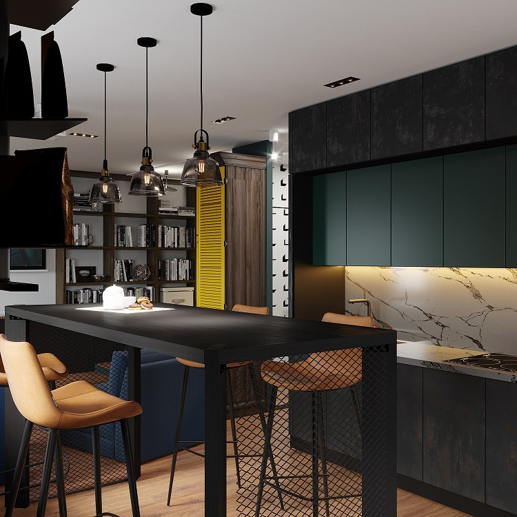 БРУТАЛЬНЫЙ ЛОФТ на 38 м2