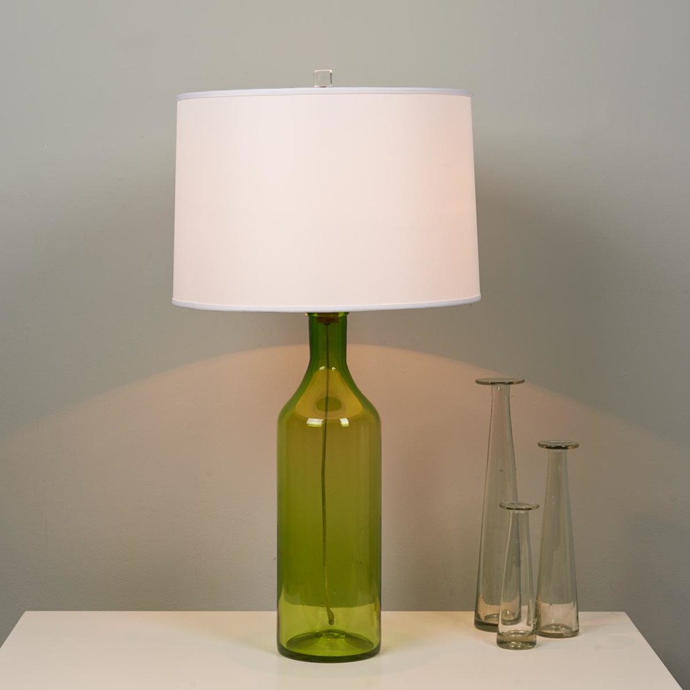 Clearly Colorful Bottle Glass Table Lamp