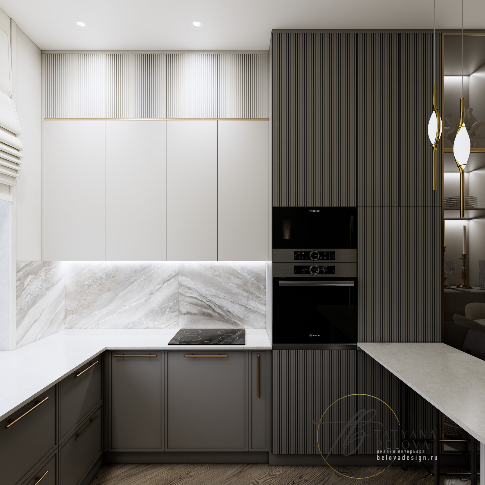 Современная классика в доме, 128 м2