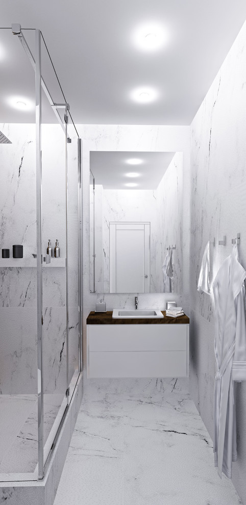 Квартира 55 м2 в ЖК "Западные ворота столицы" в стиле минимализм